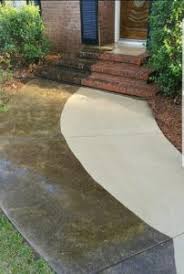 Property exterior cleaning - fence and walkway pressure washing Orlando FL